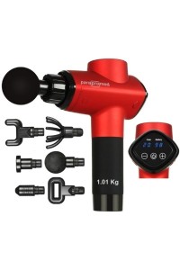 parapromed συσκευή μασάζ και ανάκαμψης μυών - massage gun (DYNAMIC PRO) Χρώμα Κόκκινο