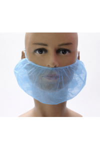Καλύμματα Γενειάδας Μίας Χρήσης 700 τεμ. Non Woven Μπλε 45x24 cm